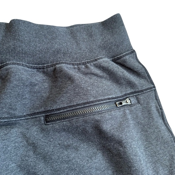 Lululemon Jogger Mens Sz Large Black Cross Cut Drawcord Elastic Waist Zip Pocket - Picture 3 of 6